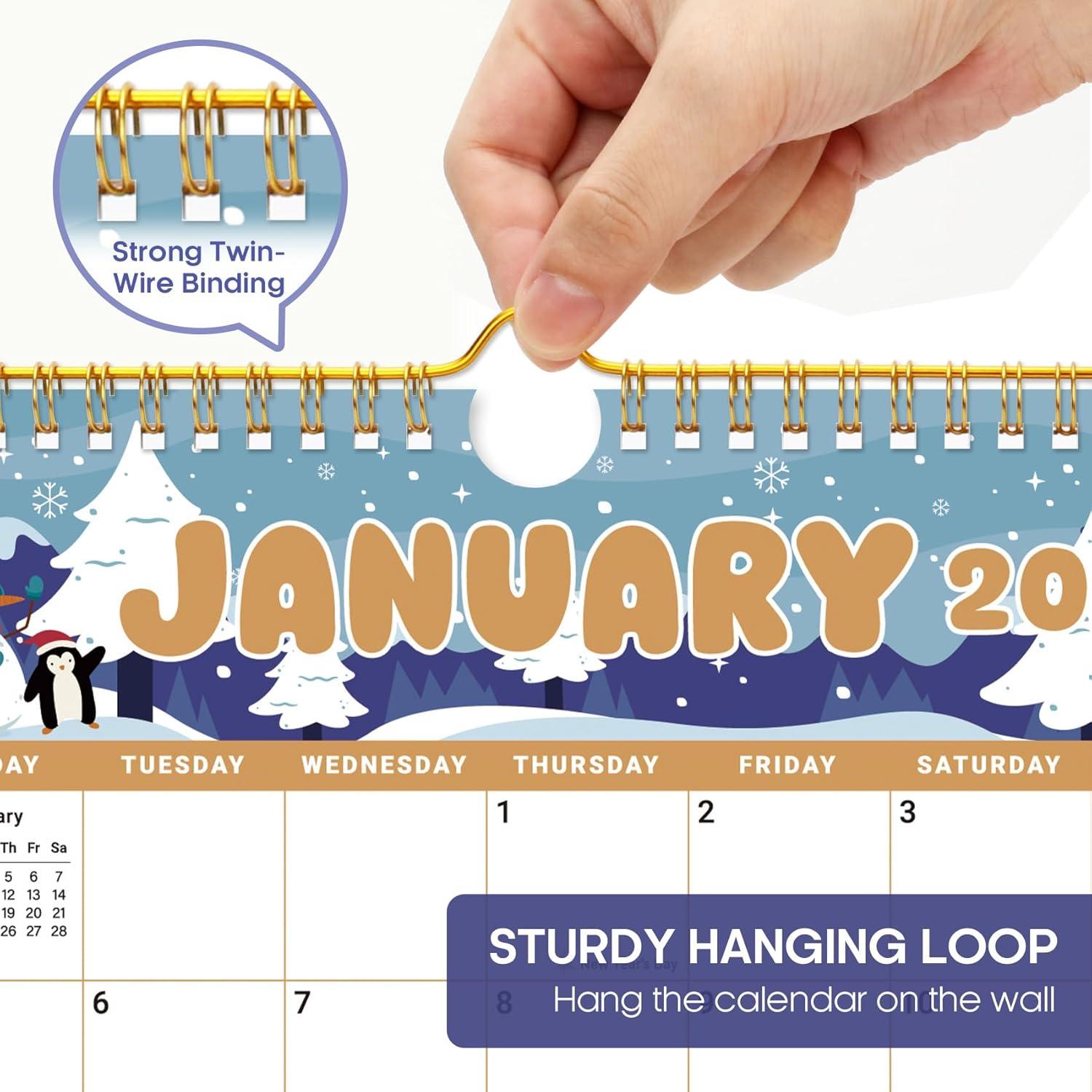 image:imageCalendar 20262027 21Month Wall Calendar Runs Until Jun 2027115 x 147Large Monthly Calendar with TwinWire Binding Perfect for Home or Office Midnight GardenEWatercolor Festival