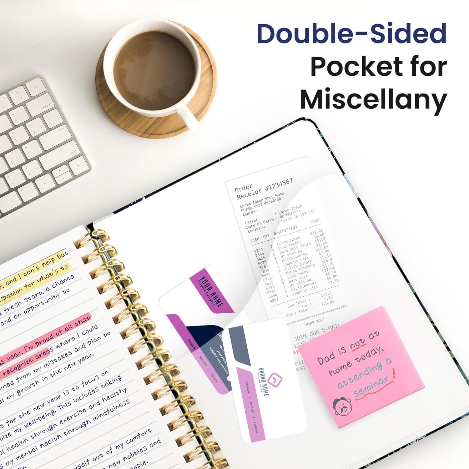 image:imageLined Spiral Notebook Journal for Work 300 Pages Thick B5 71x10 College Ruled Journal for Women amp Writing Hardcover Notebook for Note Taking Perfect for Office Home School Midnight BloomMCelestial Garden