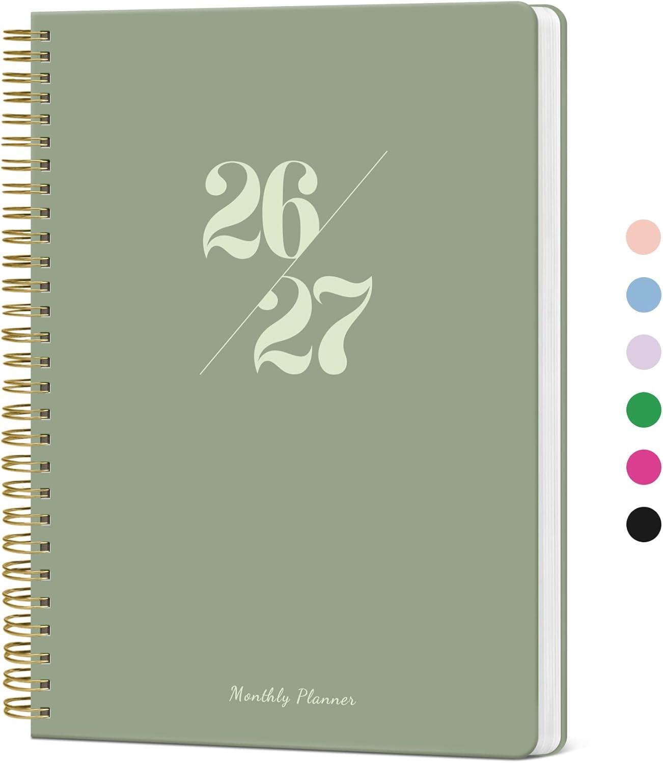 image:imageMonthly Planner 20252027 2 Year Months Planner Calendar 20252027 July 2025 June 2027 7 x 10 2527 Monthly Calendar Planner 24 Months Perfect for School Office Home Planning GreenAGreen