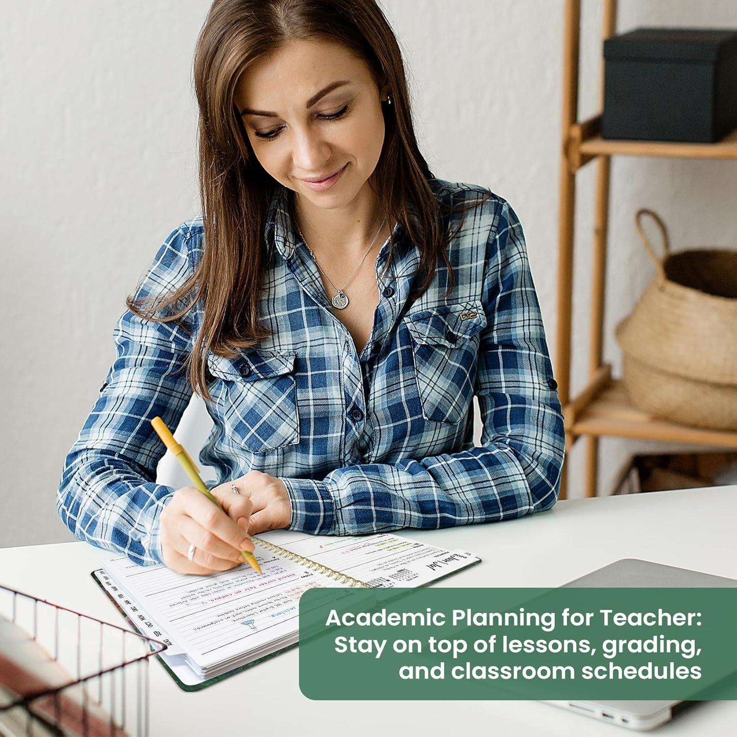 image:imagePlanner 20262027 Academic Monthly Weekly Spiral Calendar July 2026 June 2027 Hardcover Agenda Notebook with Tabs 85 x 11 Perfect for Students Teachers School amp Daily Planning Twilight BloomLMidnight Garden