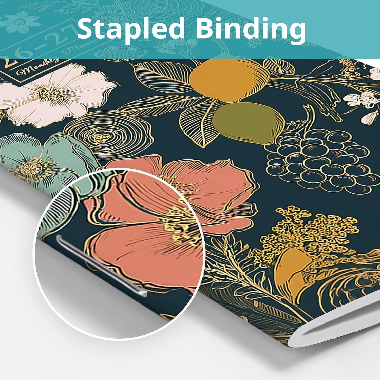 image:imagePocket Calendar 20262027 for Purse Two Year Monthly Planner Pocket Size Jan 2026 to Dec 2027 Monthly Planner Small Size 65 x 35 WildflowersCitrus Bloom