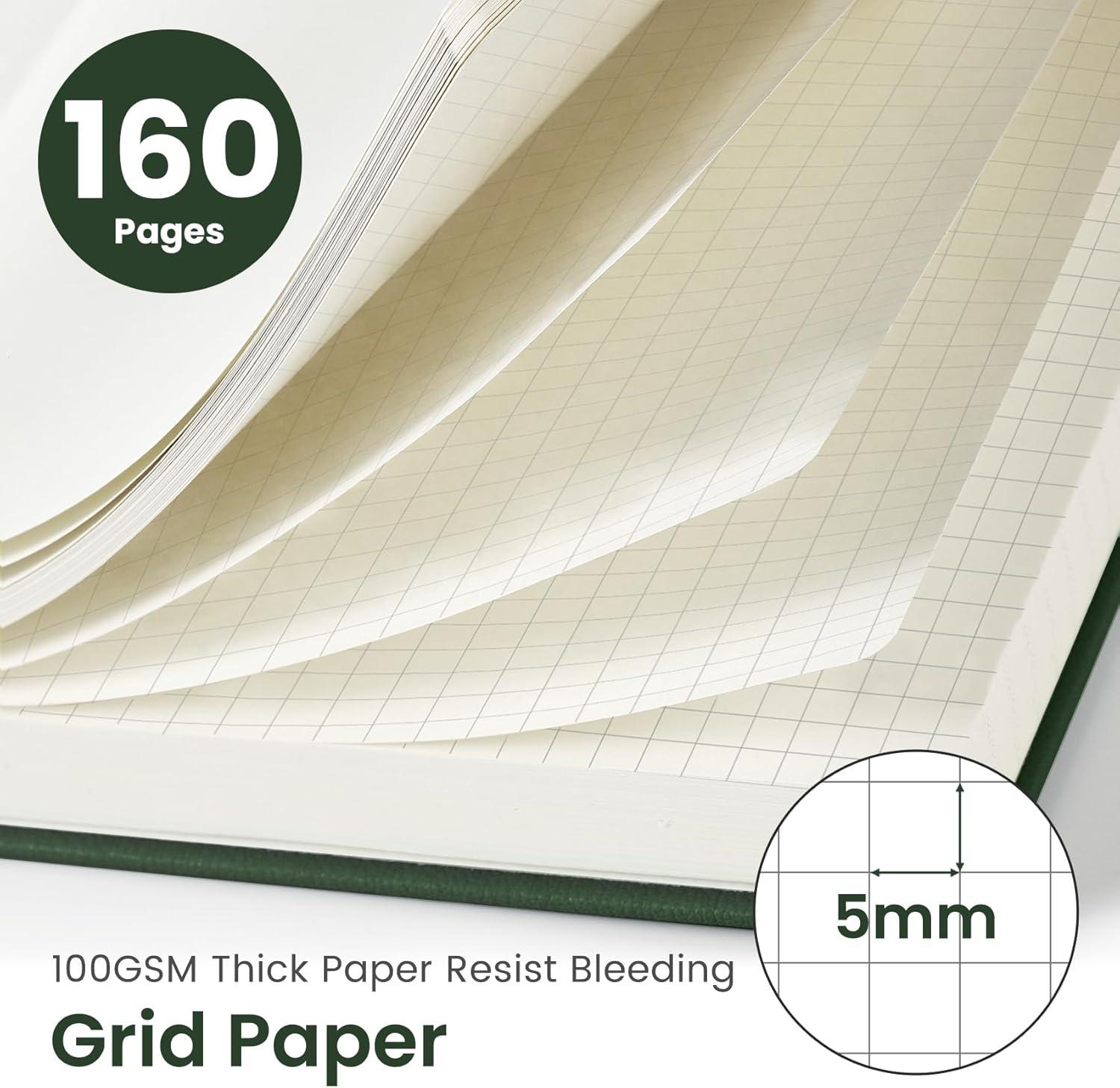 image:imageTaja Lined Journal Notebook for Women amp Men Hardcover Leather Journal for writing A5 College Ruled Notebook for Work amp Note Taking Perfect for Office School Home Supplies 160 Pages GardenWDark Green