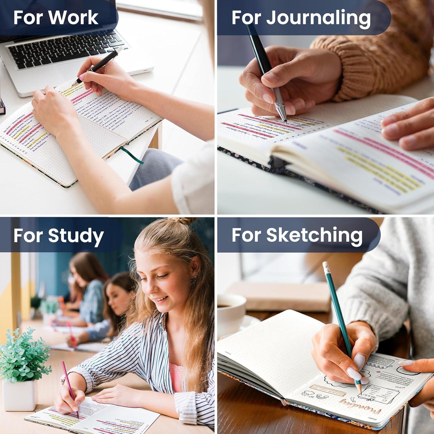 image:imageTaja Lined Journal Notebook for Women amp Men Hardcover Leather Journal for writing A5 College Ruled Notebook for Work amp Note Taking Perfect for Office School Home Supplies 160 Pages GardenEPatchwork Floral