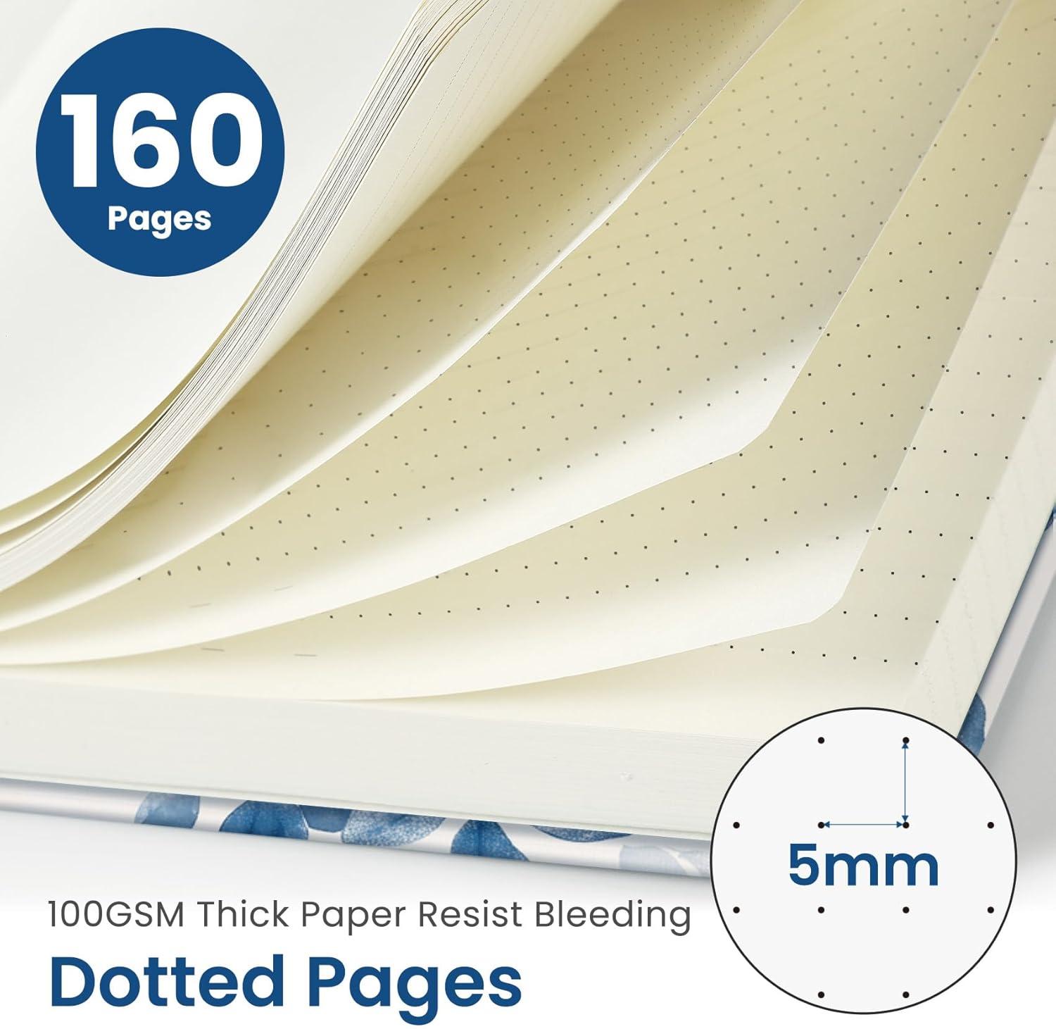 image:imageTaja Lined Journal Notebook for Women amp Men Hardcover Leather Journal for writing A5 College Ruled Notebook for Work amp Note Taking Perfect for Office School Home Supplies 160 Pages GardenJWatercolor Petal