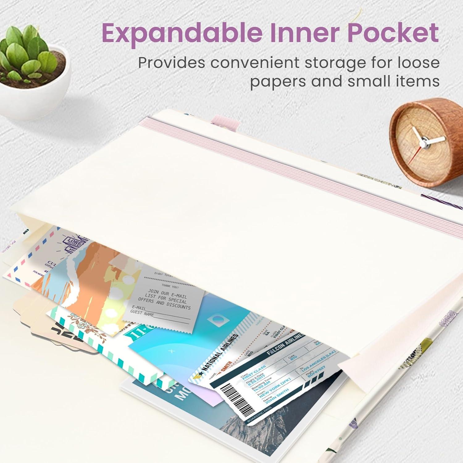 image:imageTaja Lined Journal Notebook for Women amp Men Hardcover Leather Journal for writing A5 College Ruled Notebook for Work amp Note Taking Perfect for Office School Home Supplies 160 Pages GardenLSea Shell