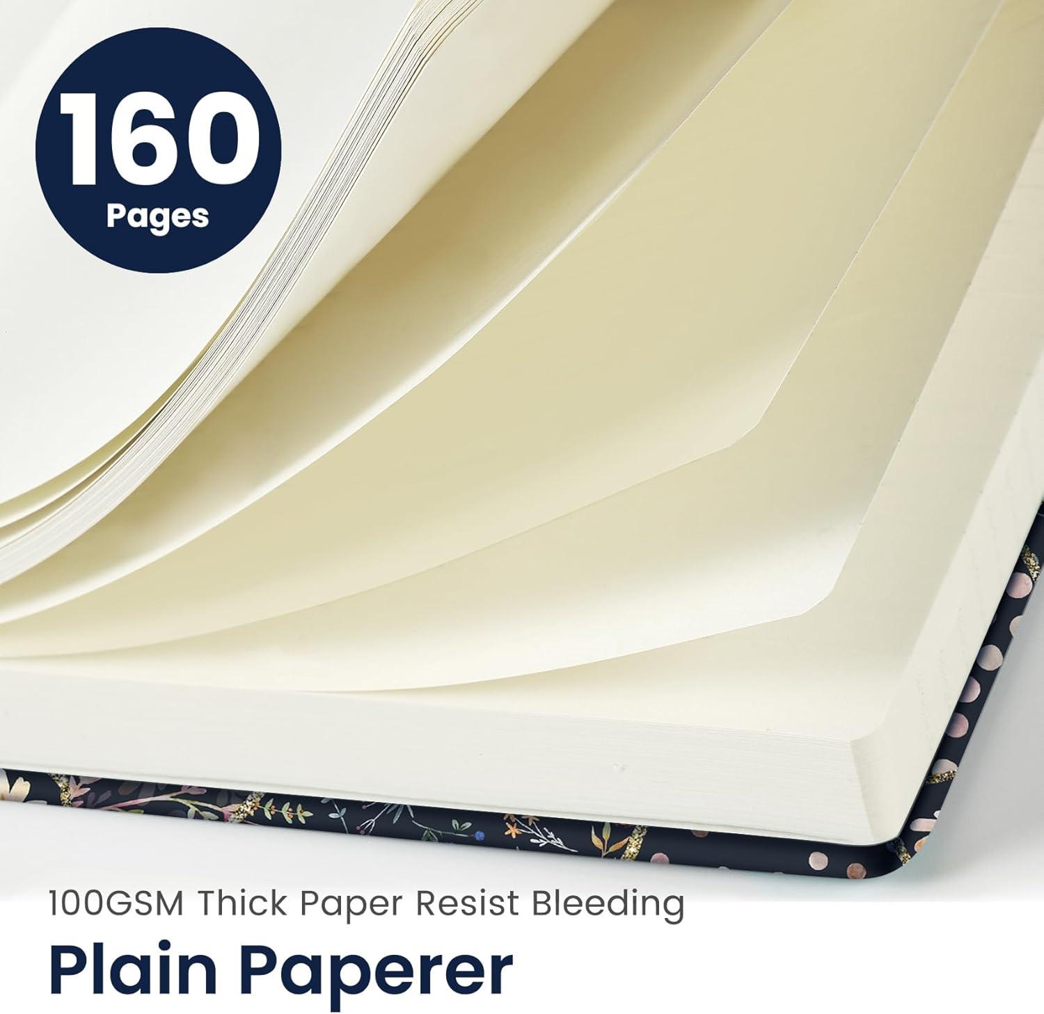 image:imageTaja Lined Journal Notebook for Women amp Men Hardcover Leather Journal for writing A5 College Ruled Notebook for Work amp Note Taking Perfect for Office School Home Supplies 160 Pages GardenEPatchwork Floral