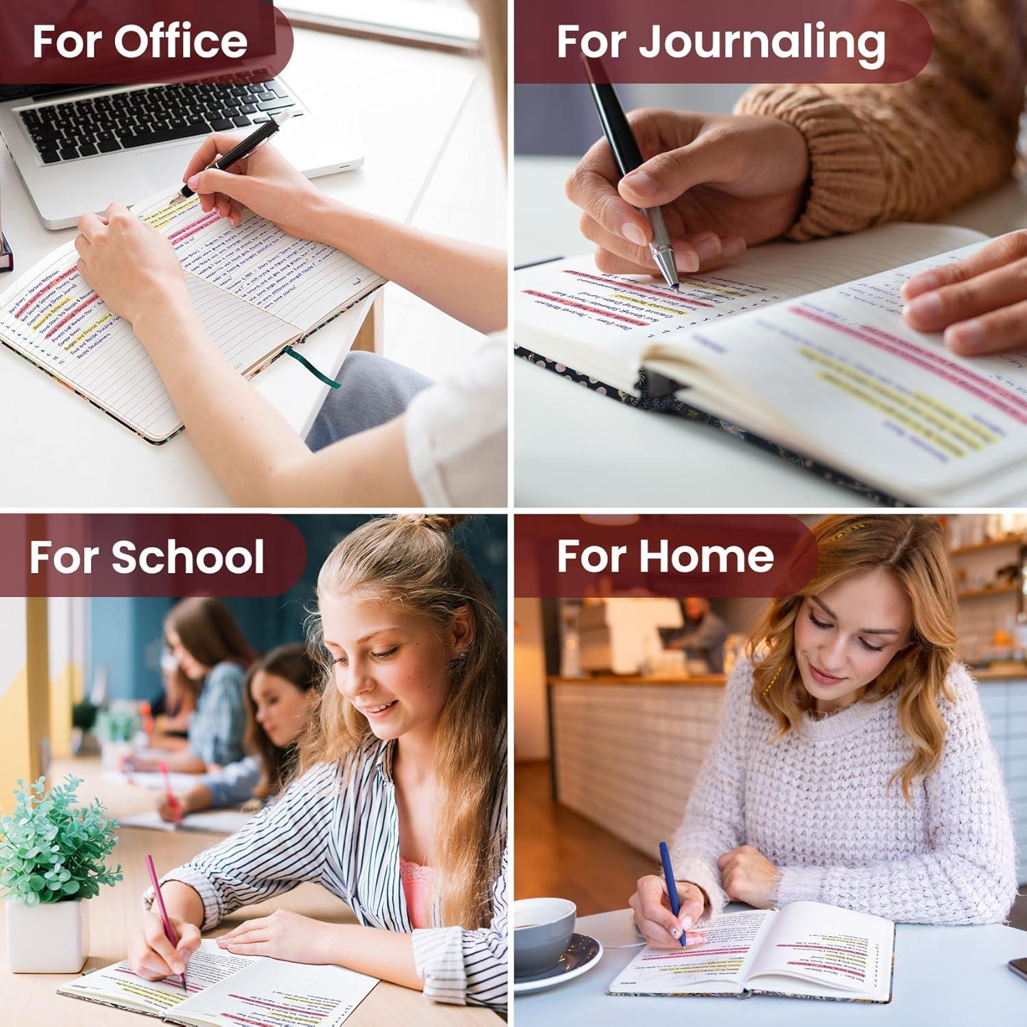 image:imageTaja Lined Journal Notebook for Women amp Men Hardcover Leather Journal for writing A5 College Ruled Notebook for Work amp Note Taking Perfect for Office School Home Supplies 160 Pages GardenKRetro Argyle