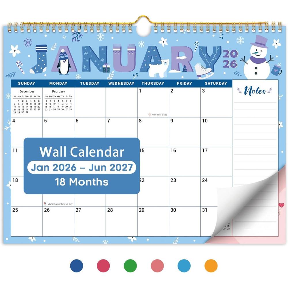 image:imageCalendar 20262027 21Month Wall Calendar Runs Until Jun 2027115 x 147Large Monthly Calendar with TwinWire Binding Perfect for Home or Office Midnight GardenAFestival