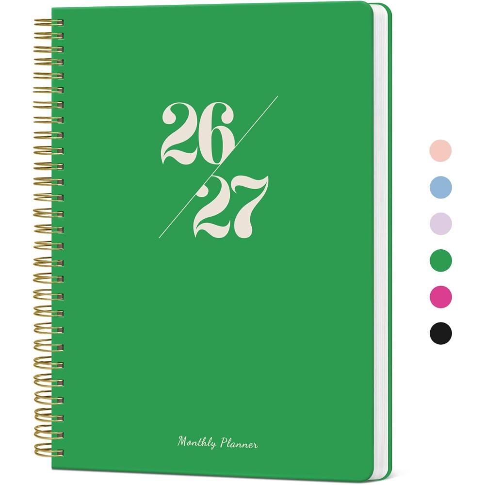 image:imageMonthly Planner 20252027 2 Year Months Planner Calendar 20252027 July 2025 June 2027 7 x 10 2527 Monthly Calendar Planner 24 Months Perfect for School Office Home Planning GreenSRacing Green
