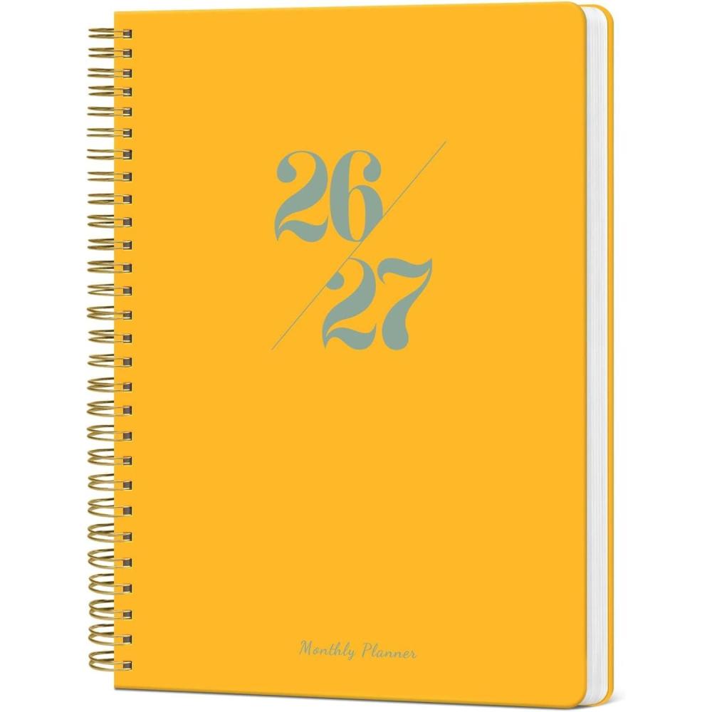 image:imageMonthly Planner 20252027 2 Year Months Planner Calendar 20252027 July 2025 June 2027 7 x 10 2527 Monthly Calendar Planner 24 Months Perfect for School Office Home Planning GreenDYellow