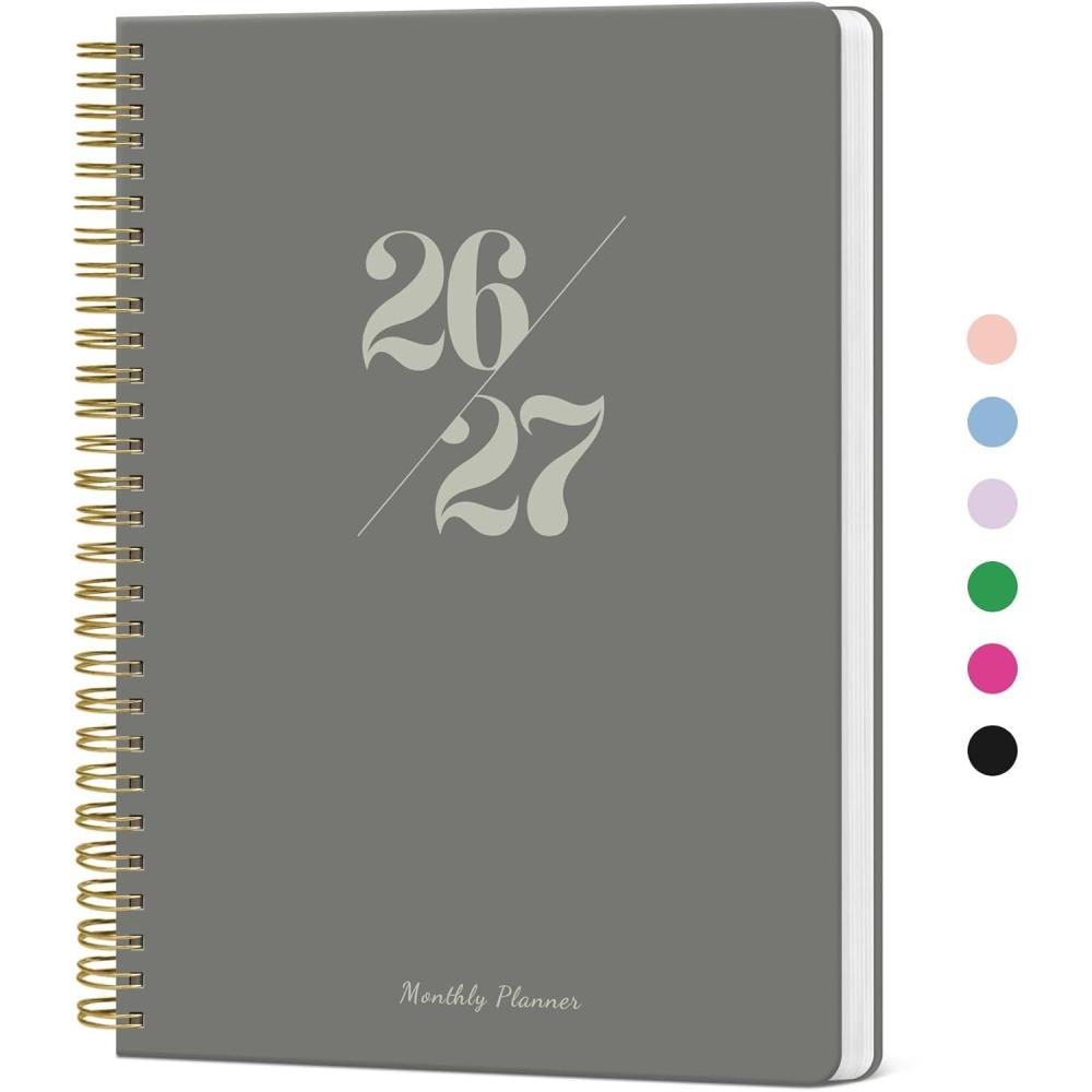 image:imageMonthly Planner 20252027 2 Year Months Planner Calendar 20252027 July 2025 June 2027 7 x 10 2527 Monthly Calendar Planner 24 Months Perfect for School Office Home Planning GreenDStone Gray