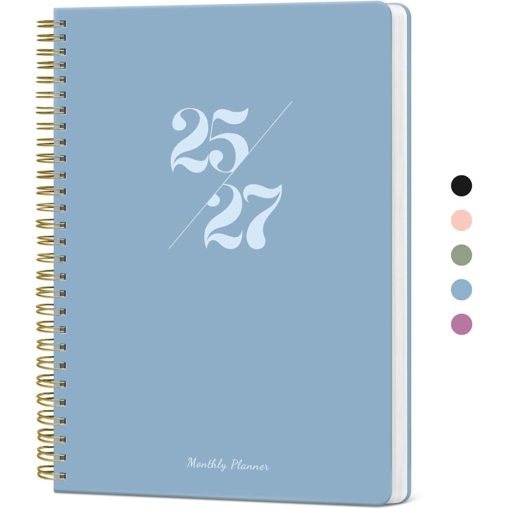 image:imageMonthly Planner 20252027 2 Year Months Planner Calendar 20252027 July 2025 June 2027 7 x 10 2527 Monthly Calendar Planner 24 Months Perfect for School Office Home Planning GreenEBaby Blue