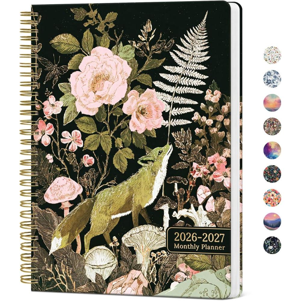 image:imageMonthly Planner 20262027 2 Year Months Calendar Planner 20262027 Runs from January 2026 December 2027 7 x 10 24 Months Perfect for School Office Home Planning Distant PeaksEWildwood Fox