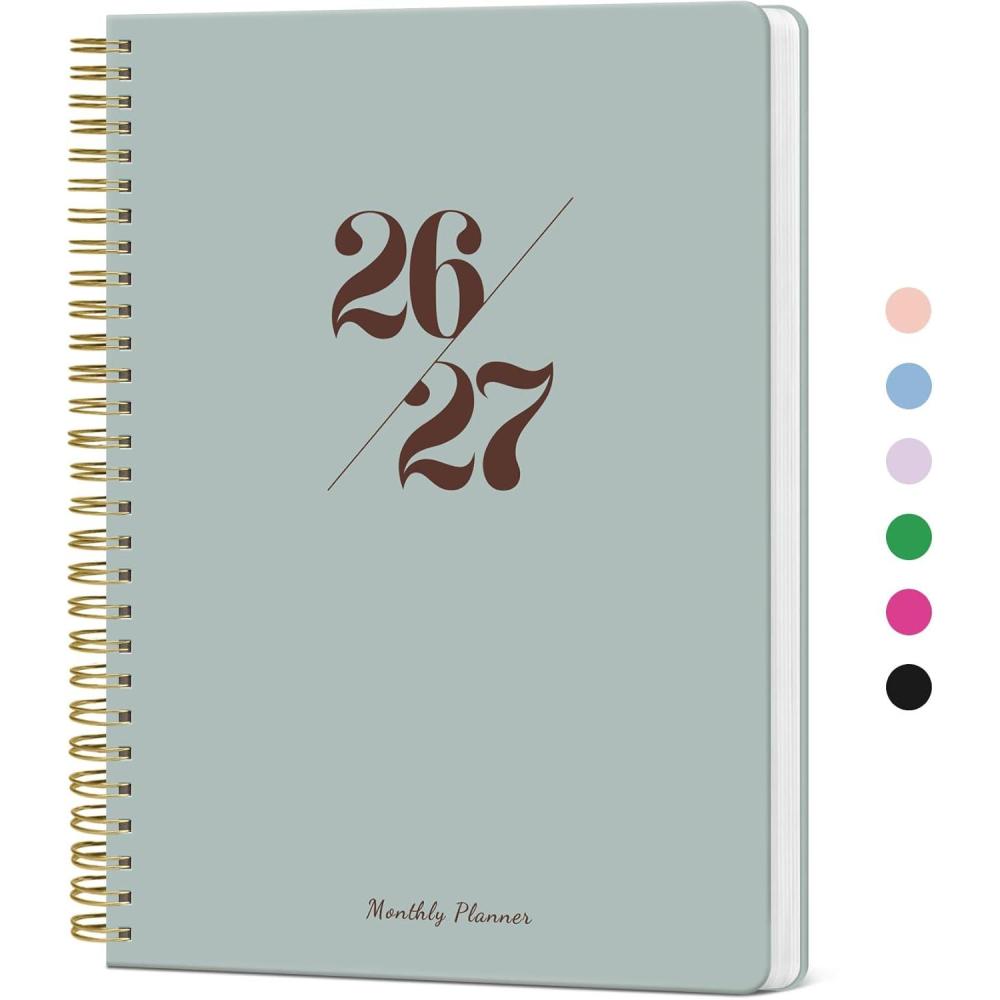 image:imageMonthly Planner 20262027 2 Year Months Calendar Planner 20262027 Runs from January 2026 December 2027 7 x 10 24 Months Perfect for School Office Home Planning Distant PeaksGDusty Blue