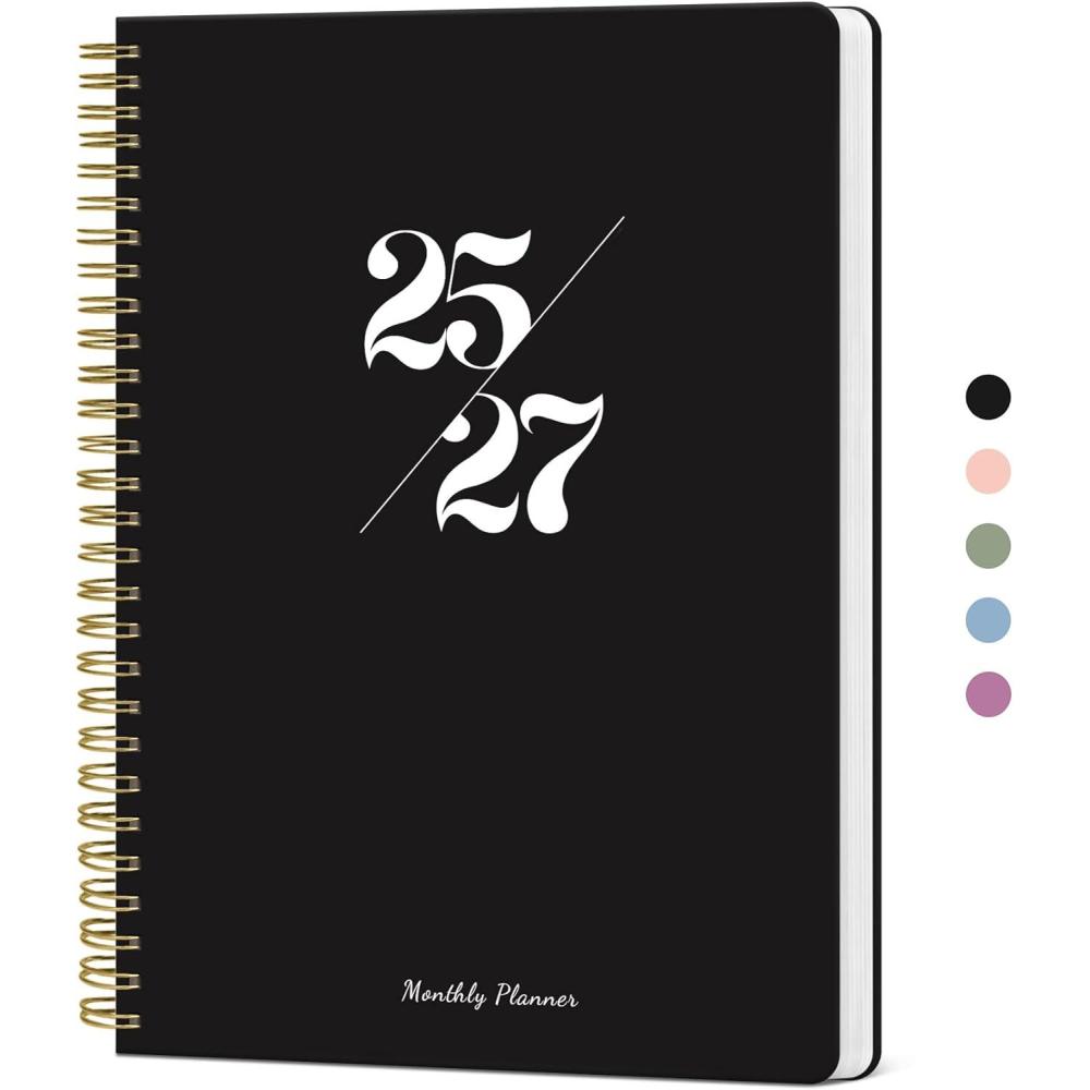 image:imageMonthly Planner 20262027 2 Year Months Calendar Planner 20262027 Runs from January 2026 December 2027 7 x 10 24 Months Perfect for School Office Home Planning Distant PeaksCBlack