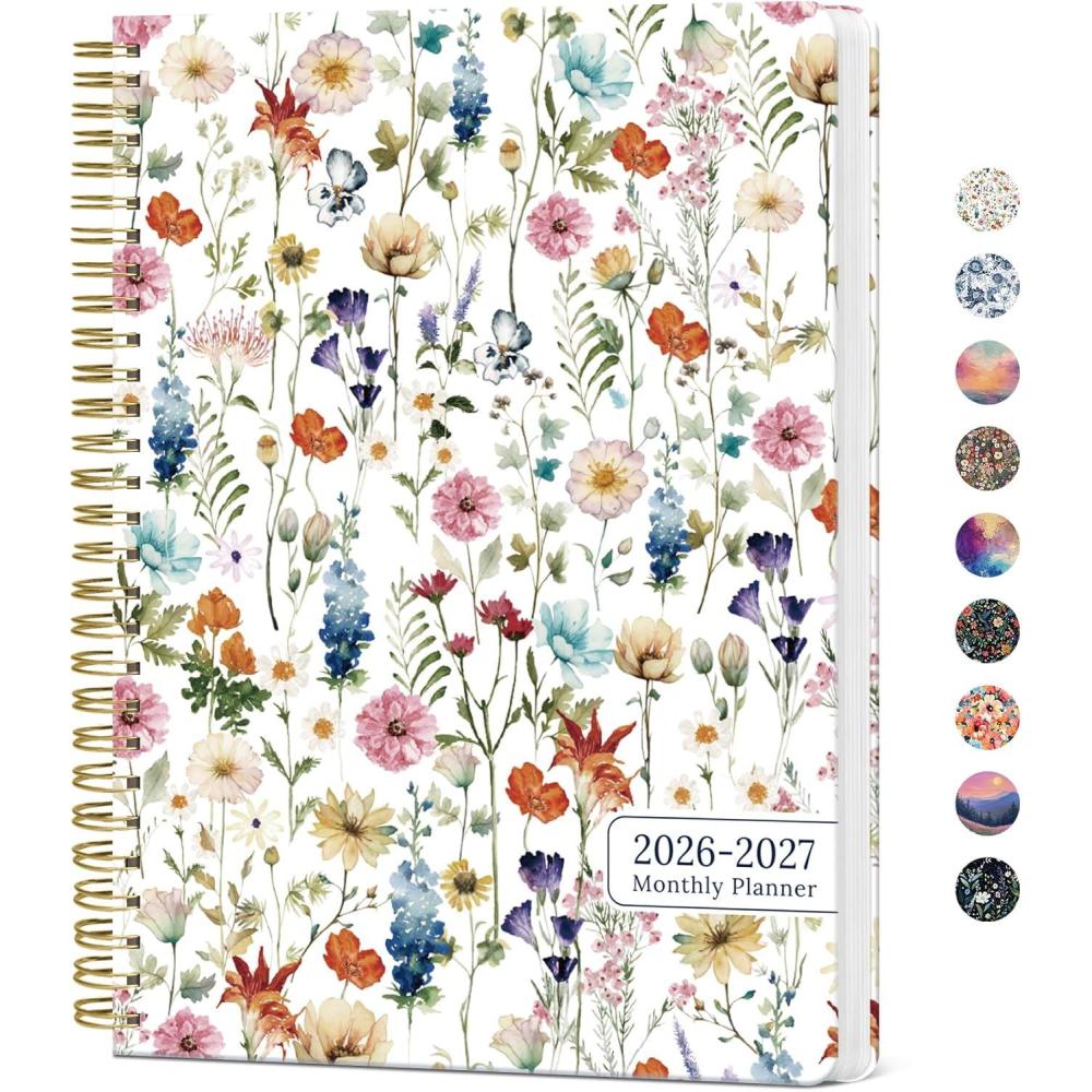 image:imageMonthly Planner 20262027 Aesthetic 2 Year Months Planner Calendar 24Months from January 2026 December 2027 2627 Monthly Calendar Planner Perfect for School Office Home 7 x 10 Midnight BloomAWildflowers