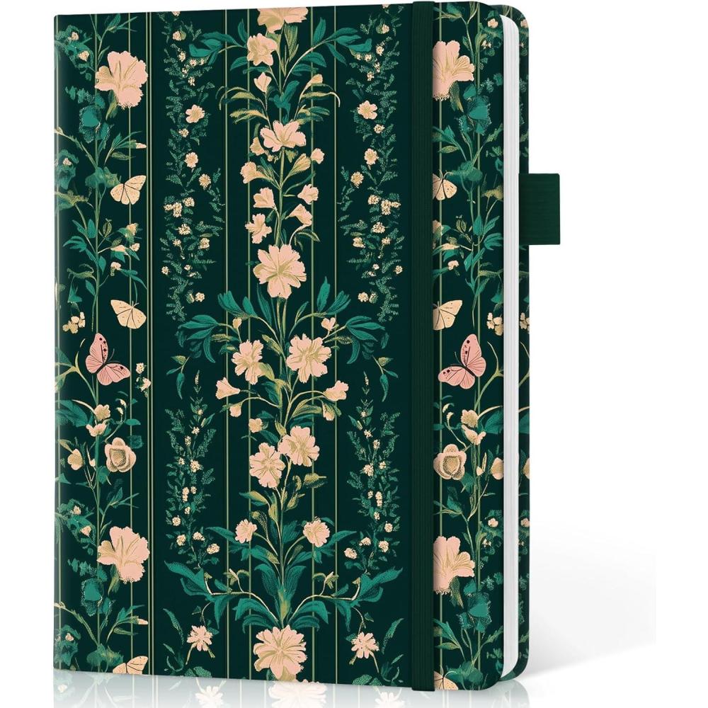 image:imageTaja Lined Journal Notebook for Women amp Men Hardcover Leather Journal for writing A5 College Ruled Notebook for Work amp Note Taking Perfect for Office School Home Supplies 160 Pages GardenJBotanical Waltz