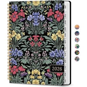image:image2026 Planner Aesthetic Weekly and Monthly Planner for Women Jan 2026 to Dec 2026 Hardcover 2026 Calendar Book with Monthly Tabs Inner Pocket Perfect for Office Home School  A4 85 x 11 Symmetrical TapestryCSymmetrical Tapestry