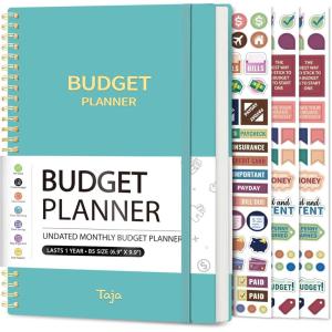 image:imageBudget Planner  Monthly Budget Book with Expense Tracker Notebook Undated Bill Organizer amp Finance Planner to Take Control of Your Money Account Book to Manage Your FinancesPinkBBlue