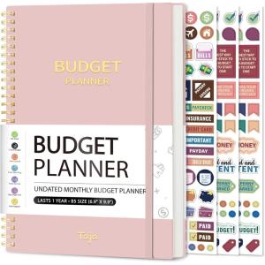 image:imageBudget Planner  Monthly Budget Book with Expense Tracker Notebook Undated Bill Organizer amp Finance Planner to Take Control of Your Money Account Book to Manage Your FinancesPinkAPink