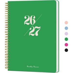 image:imageMonthly Planner 20252027 2 Year Months Planner Calendar 20252027 July 2025  June 2027 7 x 10 2527 Monthly Calendar Planner 24 Months Perfect for School Office Home Planning  GreenSRacing Green