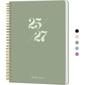 image:imageMonthly Planner 20252027 2 Year Months Planner Calendar 20252027 July 2025  June 2027 7 x 10 2527 Monthly Calendar Planner 24 Months Perfect for School Office Home Planning  GreenAGreen