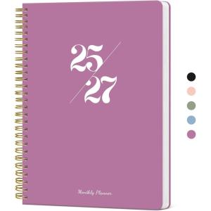 image:imageMonthly Planner 20252027 2 Year Months Planner Calendar 20252027 July 2025  June 2027 7 x 10 2527 Monthly Calendar Planner 24 Months Perfect for School Office Home Planning  GreenCLilac Purple