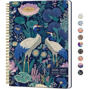 image:imageMonthly Planner 20252027 2 Year Months Planner Calendar 20252027 July 2025  June 2027 7 x 10 2527 Monthly Calendar Planner 24 Months Perfect for School Office Home Planning  GreenEMidnight Cranes