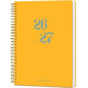 image:imageMonthly Planner 20262027 2 Year Months Calendar Planner 20262027 Runs from January 2026  December 2027 7 x 10 24 Months Perfect for School Office Home Planning  Distant PeaksDYellow