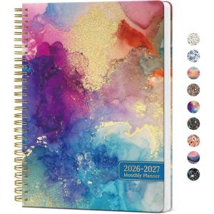 image:imageMonthly Planner 20262027 2 Year Months Calendar Planner 20262027 Runs from January 2026  December 2027 7 x 10 24 Months Perfect for School Office Home Planning  Distant PeaksEColor Splash