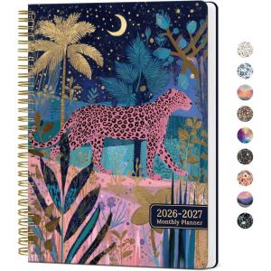 image:imageMonthly Planner 20262027 2 Year Months Calendar Planner 20262027 Runs from January 2026  December 2027 7 x 10 24 Months Perfect for School Office Home Planning  Distant PeaksEMidnight Jungle