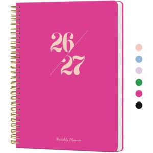 image:imageMonthly Planner 20262027 2 Year Months Calendar Planner 20262027 Runs from January 2026  December 2027 7 x 10 24 Months Perfect for School Office Home Planning  Distant PeaksJFuchsia Pink
