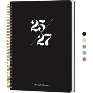 image:imageMonthly Planner 20262027 2 Year Months Calendar Planner 20262027 Runs from January 2026  December 2027 7 x 10 24 Months Perfect for School Office Home Planning  Distant PeaksCBlack
