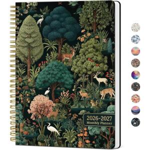 image:imageMonthly Planner 20262027 Aesthetic 2 Year Months Planner Calendar 24Months from January 2026  December 2027 2627 Monthly Calendar Planner Perfect for School Office Home 7 x 10  Midnight BloomWEnchanted Grove