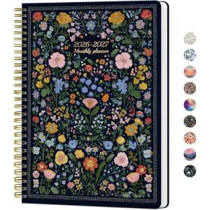 image:imageMonthly Planner 20262027 Aesthetic 2 Year Months Planner Calendar 24Months from January 2026  December 2027 2627 Monthly Calendar Planner Perfect for School Office Home 7 x 10  Midnight BloomLGarden of Whimsy