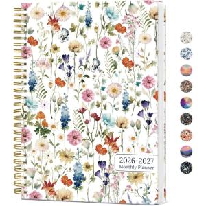 image:imageMonthly Planner 20262027 Aesthetic 2 Year Months Planner Calendar 24Months from January 2026  December 2027 2627 Monthly Calendar Planner Perfect for School Office Home 7 x 10  Midnight BloomAWildflowers