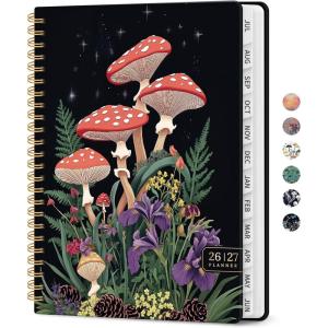 image:imagePlanner 20262027 Academic Year Weekly and Monthly Calender Planner from Jul 2026  Jun 2027 Spiral Bound School Planning Book Perfect for Teacher Student Women amp Men A5 63 x 85 HerbsVForest Myth