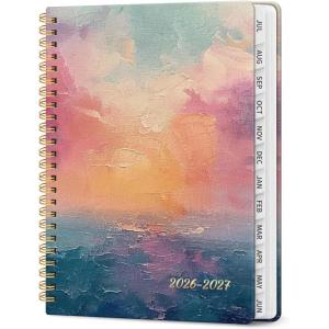 image:imagePlanner 20262027 Academic Year Weekly and Monthly Calender Planner from Jul 2026  Jun 2027 Spiral Bound School Planning Book Perfect for Teacher Student Women amp Men A5 63 x 85 HerbsASunset