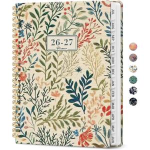 image:imagePlanner 20262027 Academic Year Weekly and Monthly Calender Planner from Jul 2026  Jun 2027 Spiral Bound School Planning Book Perfect for Teacher Student Women amp Men A5 63 x 85 HerbsBHerbs