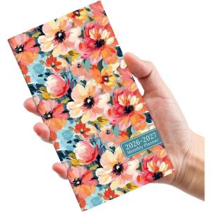 image:imagePocket Calendar 20262027 for Purse Two Year Monthly Planner Pocket Size Jan 2026 to Dec 2027 Monthly Planner Small Size 65 x 35  WildflowersPastel Garden