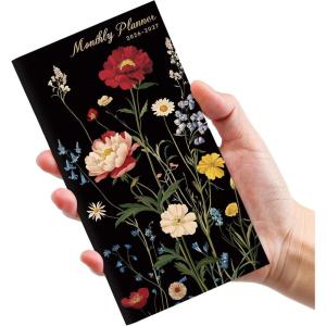 image:imagePocket Calendar 20262027 for Purse Two Year Monthly Planner Pocket Size Jan 2026 to Dec 2027 Monthly Planner Small Size 65 x 35  WildflowersPeony Bloom