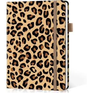 image:imageTaja Lined Journal Notebook for Women amp Men Hardcover Leather Journal for writing A5 College Ruled Notebook for Work amp Note Taking Perfect for Office School Home Supplies 160 Pages GardenRLeopard