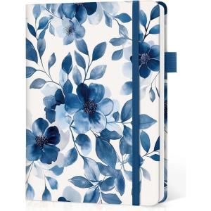 image:imageTaja Lined Journal Notebook for Women amp Men Hardcover Leather Journal for writing A5 College Ruled Notebook for Work amp Note Taking Perfect for Office School Home Supplies 160 Pages GardenJWatercolor Petal