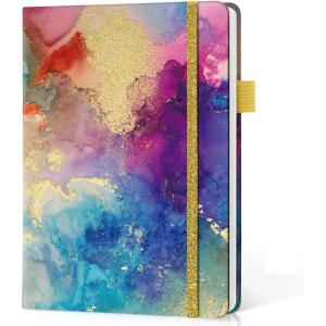 image:imageTaja Lined Journal Notebook for Women amp Men Hardcover Leather Journal for writing A5 College Ruled Notebook for Work amp Note Taking Perfect for Office School Home Supplies 160 Pages GardenNColor Splash
