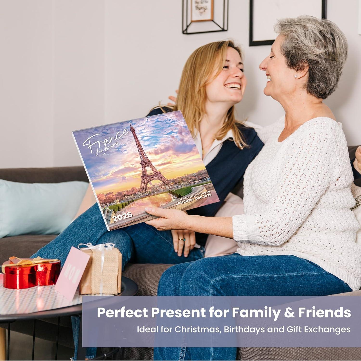 image:image2026 Calendar Beach Monthly Wall Calendar 2026 Runs from Nov 2025 Dec 2026 Hanging Wall Calendar 116 x 24Opened Full Page Layout for Organizing Perfect PresentNFrance