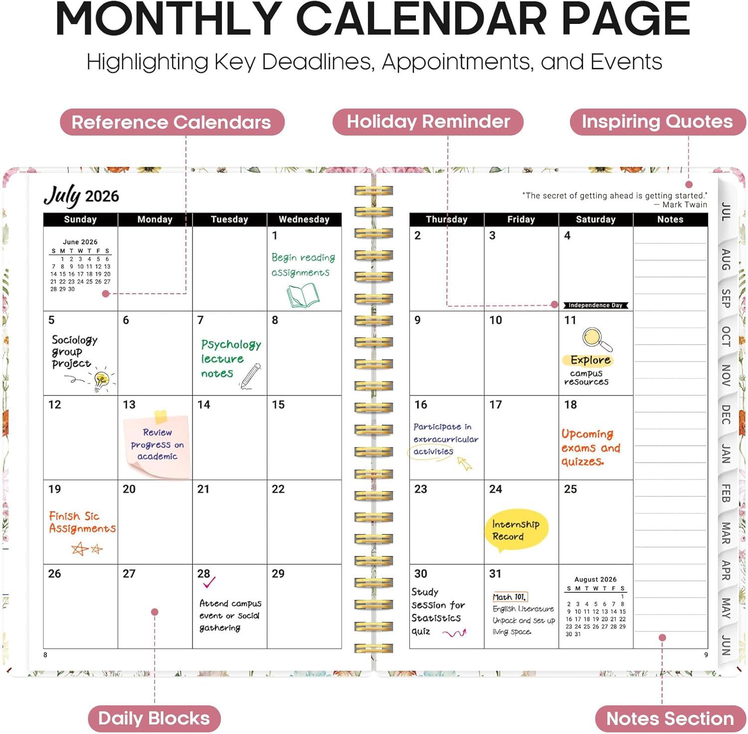 image:imageAcademic Planner and Sticky Notes