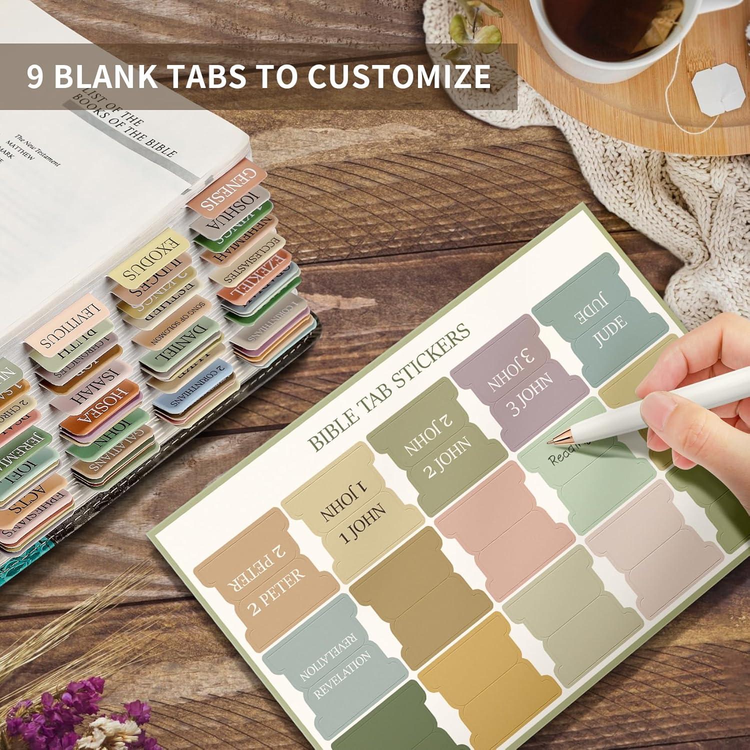 image:imageBible Tabs for Women amp Men Laminated Bible Tabs for Study Bible Large Print Neutral Bible Tabs for Easy Navigation Boho Theme Bible Index TabsA Boho