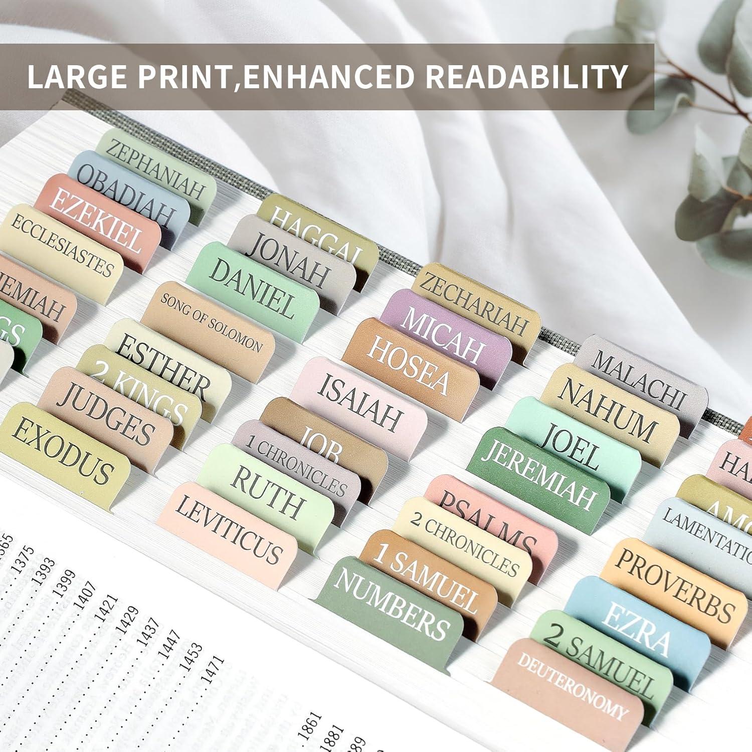 image:imageBible Tabs for Women amp Men Laminated Bible Tabs for Study Bible Large Print Neutral Bible Tabs for Easy Navigation Boho Theme Bible Index TabsA Boho