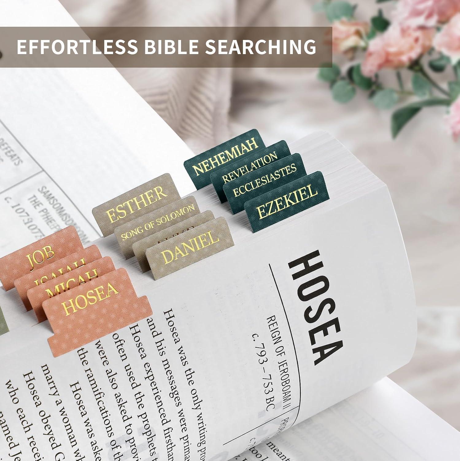 image:imageBible Tabs for Women amp Men Laminated Bible Tabs for Study Bible Large Print Neutral Bible Tabs for Easy Navigation Boho Theme Bible Index TabsAstarry