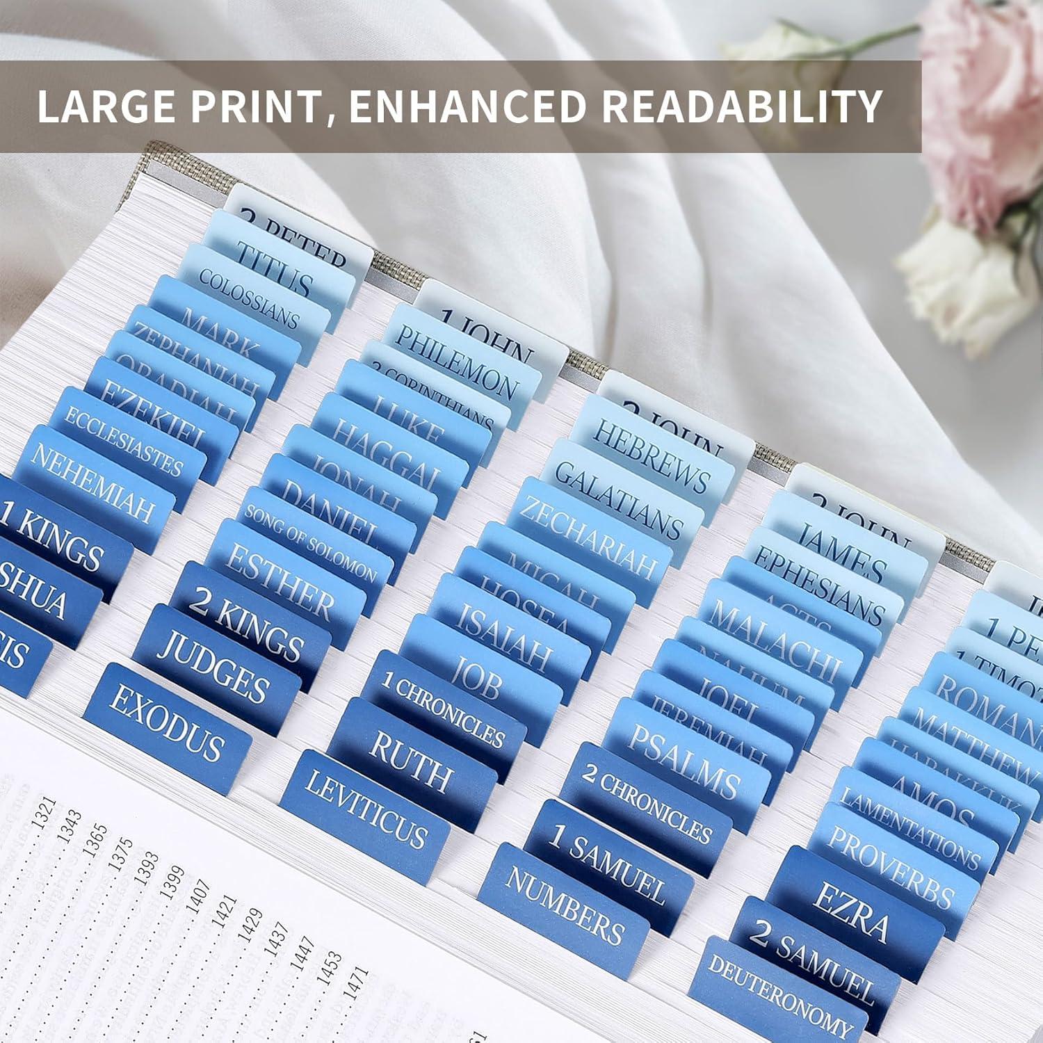 image:imageBible Tabs for Women amp Men Laminated Bible Tabs for Study Bible Large Print Neutral Bible Tabs for Easy Navigation Boho Theme Bible Index TabsDocean Serenity